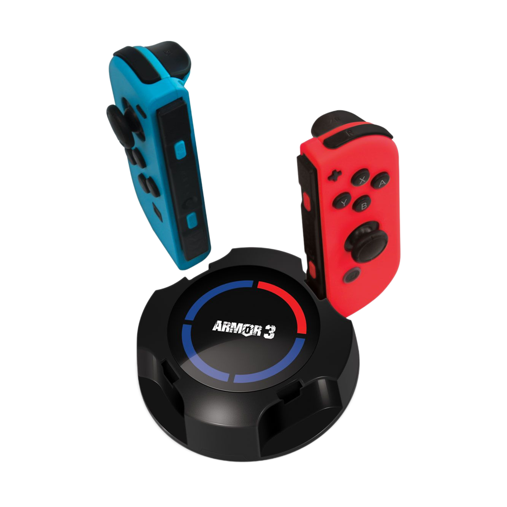 Armor3 MultiVolt 4ポート Joy-Con 充電ドック|Nintendo Switch®対応|最大4台同時充電可能|LEDインジケーター搭載|コンパクト設計