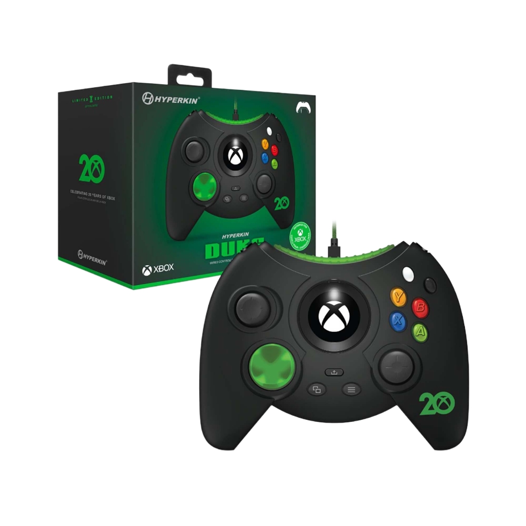 Hyperkin Duke コントローラー Xbox 20周年記念限定版 有線 起動アニメーション液晶搭載 20th Anniversary 全2色 ハイパーキン