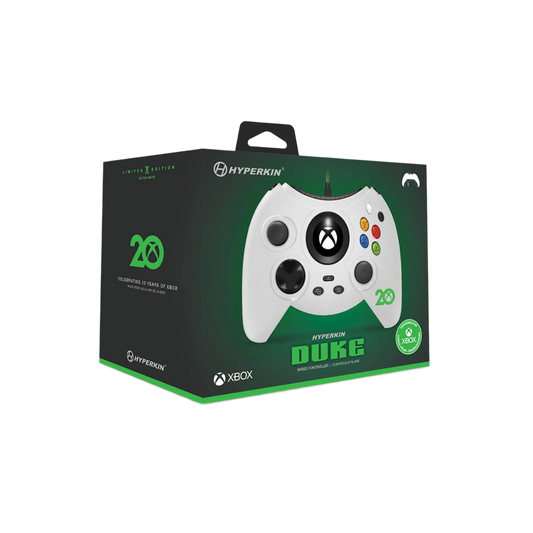 Hyperkin Duke コントローラー Xbox 20周年記念限定版 有線 起動アニメーション液晶搭載 20th Anniversary 全2色 ハイパーキン