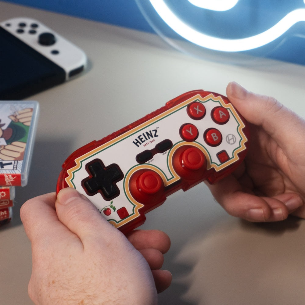 Hyperkin 限定版 ピクセルアート Bluetooth ワイヤレスゲームコントローラー|公式ハインツ(ラベルラブ)エディション
