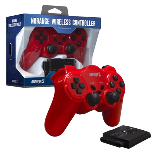 Armor3 NuRange Wireless Game Controller プレイステーション2 専用 ワイヤレスコントローラー 2.4GHz無線レシーバー付属 全2色