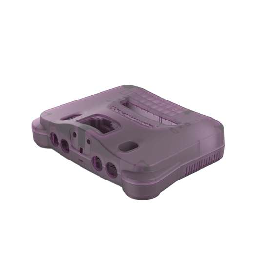 Hyperkin RepairBox カスタムカラー外装シェル パープル|N64™本体用交換ケースキット|レトロゲーム機の修理・カスタマイズに最適|ネジ・イジェクトパーツ付きフルセット【全3色】
