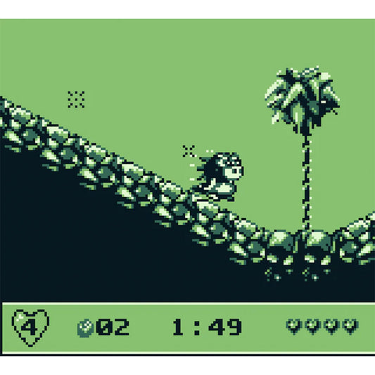 【30%OFF】ModRetro ベビーティーレックス アクション プラットフォーマー 復刻版 プレミアムカートリッジ 海外版 ModRetro Chromatic Baby T-Rex Game Boy Color 互換ゲーム