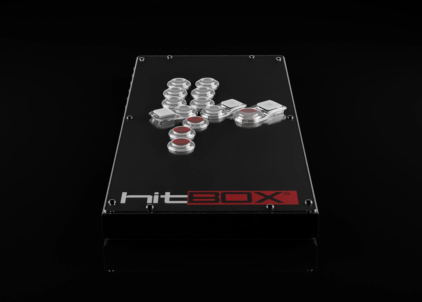 Hit Box PC Hit Box|PC専用 元祖レバーレスアーケードコントローラー 全ボタン式 C.O.M.B.O.サイレントボタン搭載 0.3mm高速反応 4種SOCDモード 27mmスリム設計 FGCアダプター対応