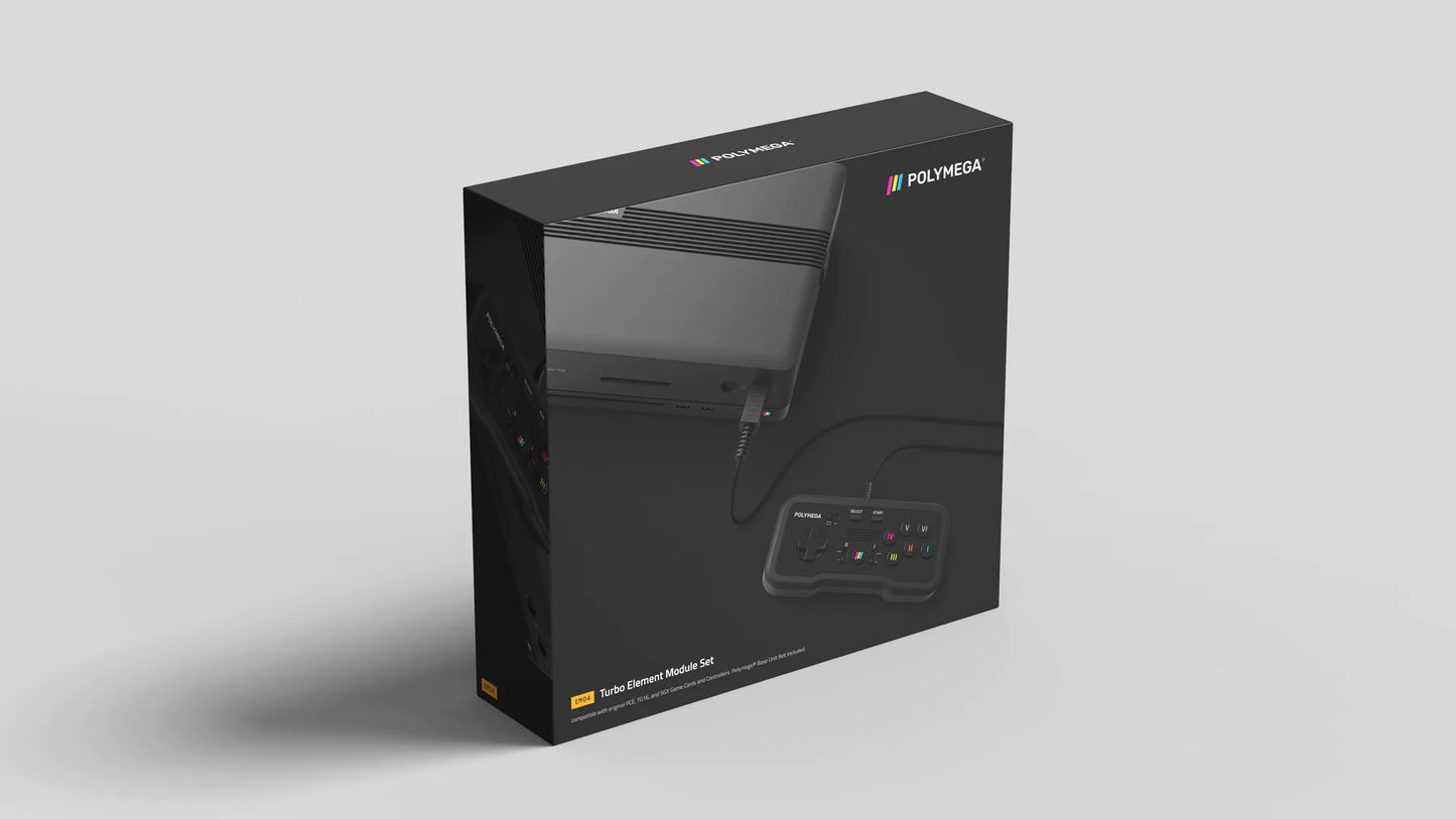 Polymega ポリメガ EM04 ターボ エレメント モジュール セット Turbo Element Module Set PCエンジン TG-16 SGX Polymega Remix対応 互換機 周辺機器【別途Polymega本体が必要です】