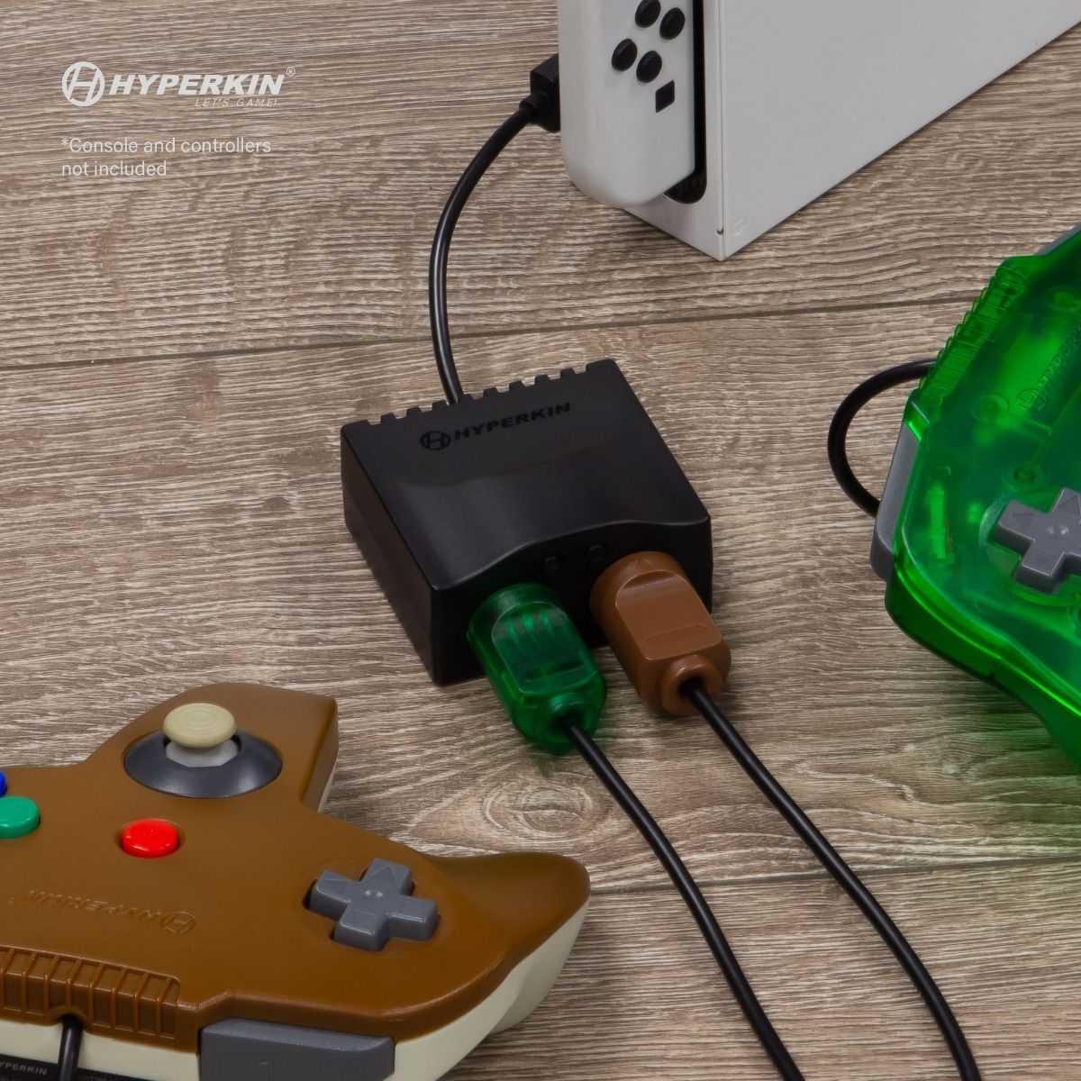Hyperkin 2ポート N64コントローラー USBアダプター Switch PC Mac対応 N64周辺機器