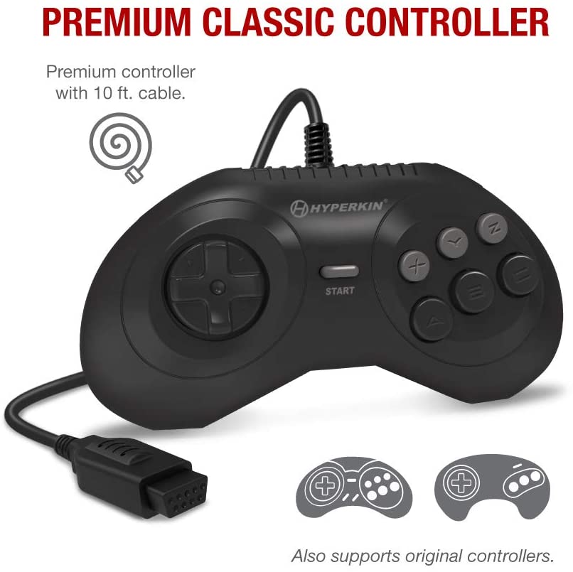 Hyperkin MegaRetroN HD レトロゲーム互換機 HDMI対応 720p HD出力 メガドライブ GENESIS対応 実機コントローラー接続可能