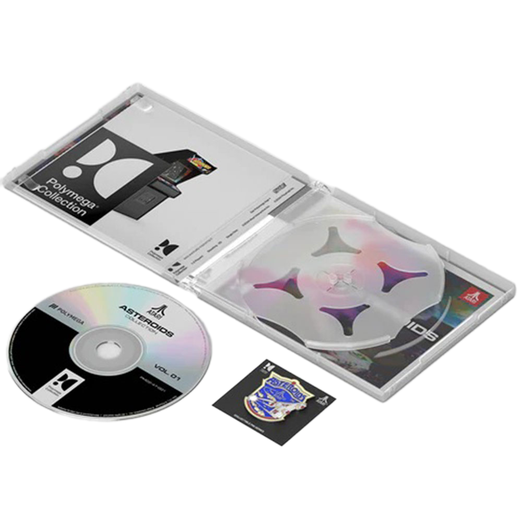 Polymega ポリメガ コレクション Vol. 1 アステロイド Asteroids Atari アーケード アクション シューティング レトロゲーム 互換機 物理CDメディア