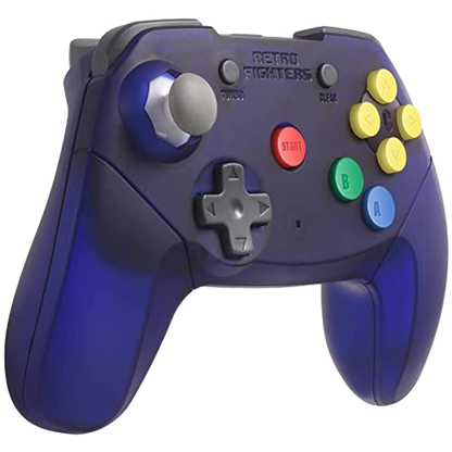 Retro Fighters Brawler64 Wireless Edition（ブロウラー64 ワイヤレスエディション）｜Nintendo 64対応 次世代ワイヤレスコントローラー 2.4GHzワイヤレス 改良デジタルZトリガー 超高速ターボ機能 メモリーパック対応 USB-C充電 内蔵充電池10時間以上駆動 全4色