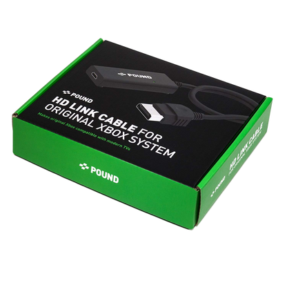 Pound Technology HD Link Cable for Original Xbox V2（パウンドテクノロジー HDリンクケーブル 初代Xbox用V2）｜初代Xbox対応 HDMI変換ケーブル アナログ→デジタル変換 NTSC/PAL対応