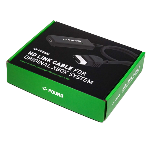 Pound Technology HD Link Cable for Original Xbox V2（パウンドテクノロジー HDリンクケーブル 初代Xbox用V2）｜初代Xbox対応 HDMI変換ケーブル アナログ→デジタル変換 NTSC/PAL対応