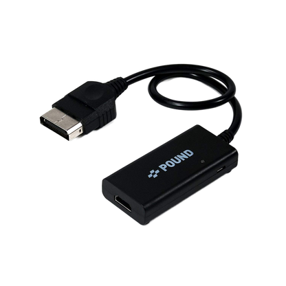 Pound Technology HD Link Cable for Original Xbox V2（パウンドテクノロジー HDリンクケーブル 初代Xbox用V2）｜初代Xbox対応 HDMI変換ケーブル アナログ→デジタル変換 NTSC/PAL対応
