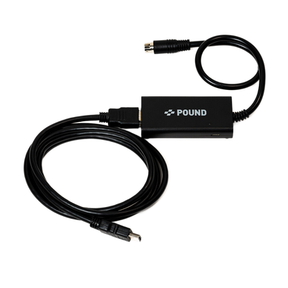 Pound Technology HD Link Cable for Sega Saturn（パウンドテクノロジー HDリンクケーブル セガサターン用）｜Sega Saturn対応 HDMI変換ケーブル 720pアップスケーリング ネイティブRGB高画質 電源補強Micro USBケーブル付属