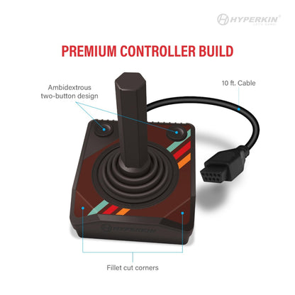 Hyperkin Trooper Premium Controller プレミアムジョイスティック有線コントローラー Atari 2600 RetroN 77対応 クラシック仕様端子