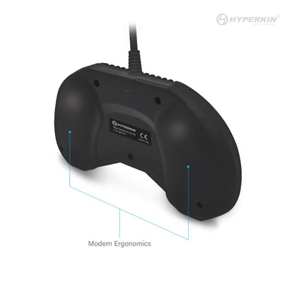 Hyperkin Squire Premium Controller プレミアム有線6ボタンコントローラー メガドライブ Genesis対応 エルゴノミクス設計 クラシックゲームコントローラー