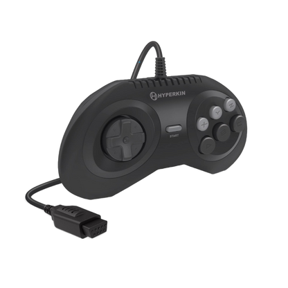 Hyperkin Squire Premium Controller プレミアム有線6ボタンコントローラー メガドライブ Genesis対応 エルゴノミクス設計 クラシックゲームコントローラー
