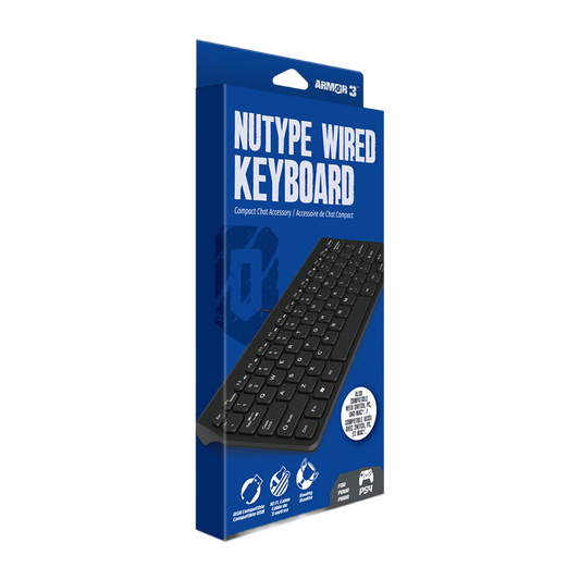 Hyperkin NuType Wired Keyboard 有線USBコンパクトキーボード Nintendo Switch PC Mac対応 レトロカラー チャット用キーボード