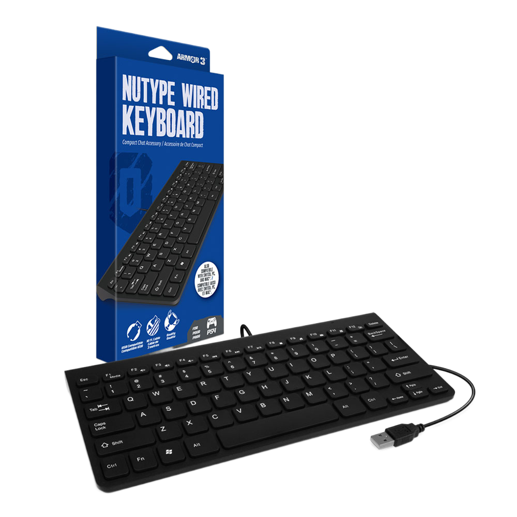 Hyperkin NuType Wired Keyboard 有線USBコンパクトキーボード Nintendo Switch PC Mac対応 レトロカラー チャット用キーボード