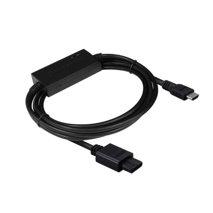 Hyperkin 3-in-1 HDTV Cable ゲームキューブ N64 スーパーファミコン専用 HDMIコンバーターケーブル 720p出力 アスペクト比切替機能搭載 ハイパーキン