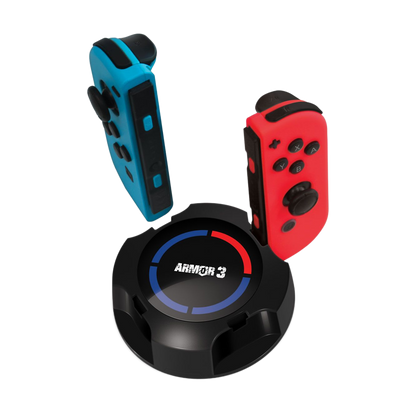 Armor3 MultiVolt 4ポート Joy-Con 充電ドック｜Nintendo Switch®対応｜最大4台同時充電可能｜LEDインジケーター搭載｜コンパクト設計