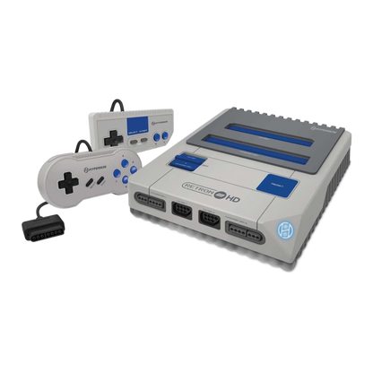 Hyperkin RetroN 2 HD 2-in-1 レトロゲーム互換機 HDMI対応 720p HD出力 スーパーファミコン 海外版ファミコン NES対応 実機コントローラー接続可能 全2色