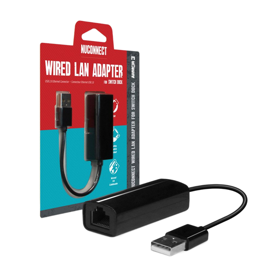 Armor3 NuConnect™ Wired LAN Adapter – Nintendo Switch® / PC / Mac対応 有線LANアダプター