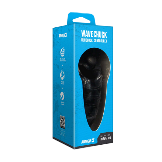 Armor3 WaveChuck Nunchuck Controller 有線ヌンチャクコントローラー Wii Wii U対応 アナログスティック搭載 拡張周辺機器