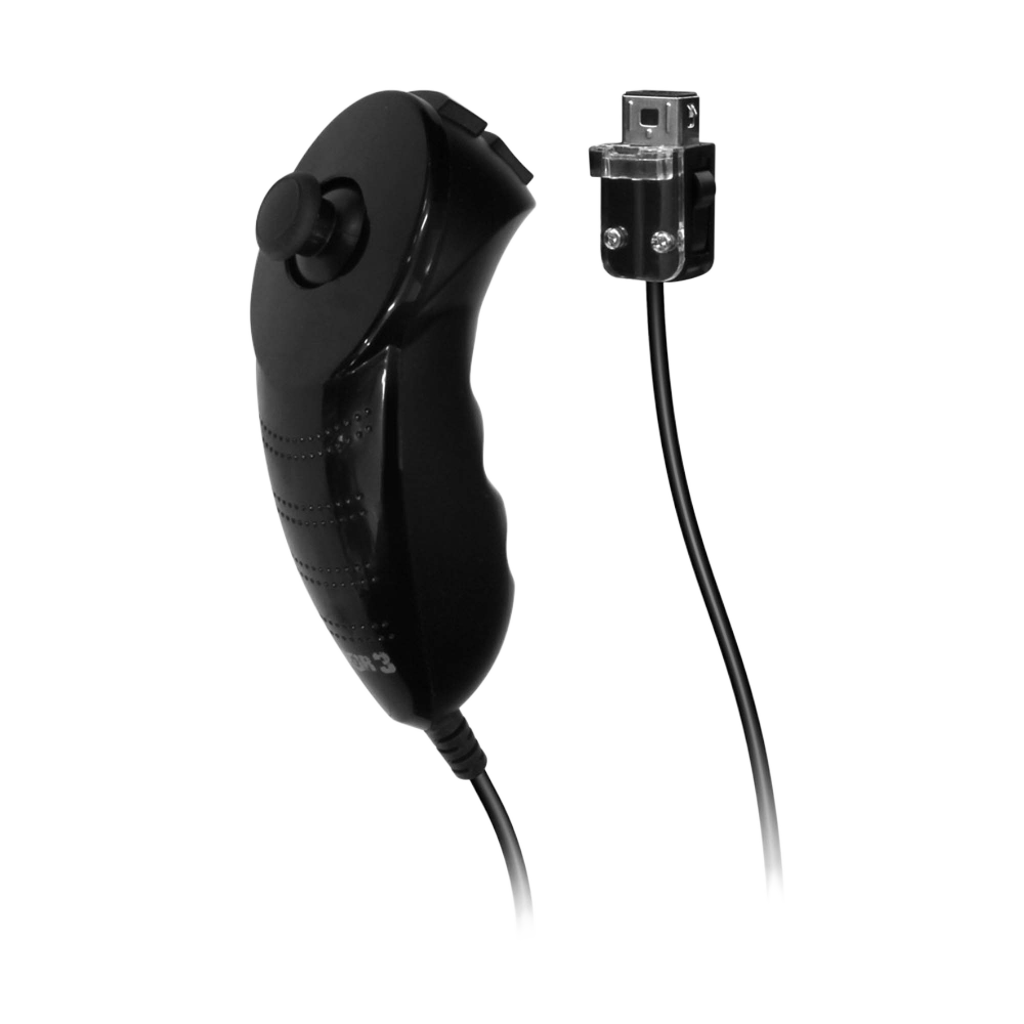 Armor3 WaveChuck Nunchuck Controller 有線ヌンチャクコントローラー Wii Wii U対応 アナログスティック搭載 拡張周辺機器