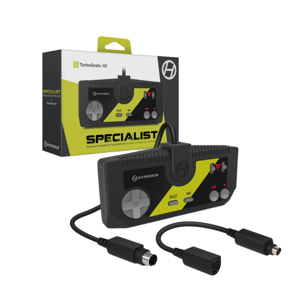 Hyperkin Specialist Premium Controller プレミアム有線コントローラー PCエンジン TurboGrafx-16対応 連射機能搭載 クラシックゲームコントローラー