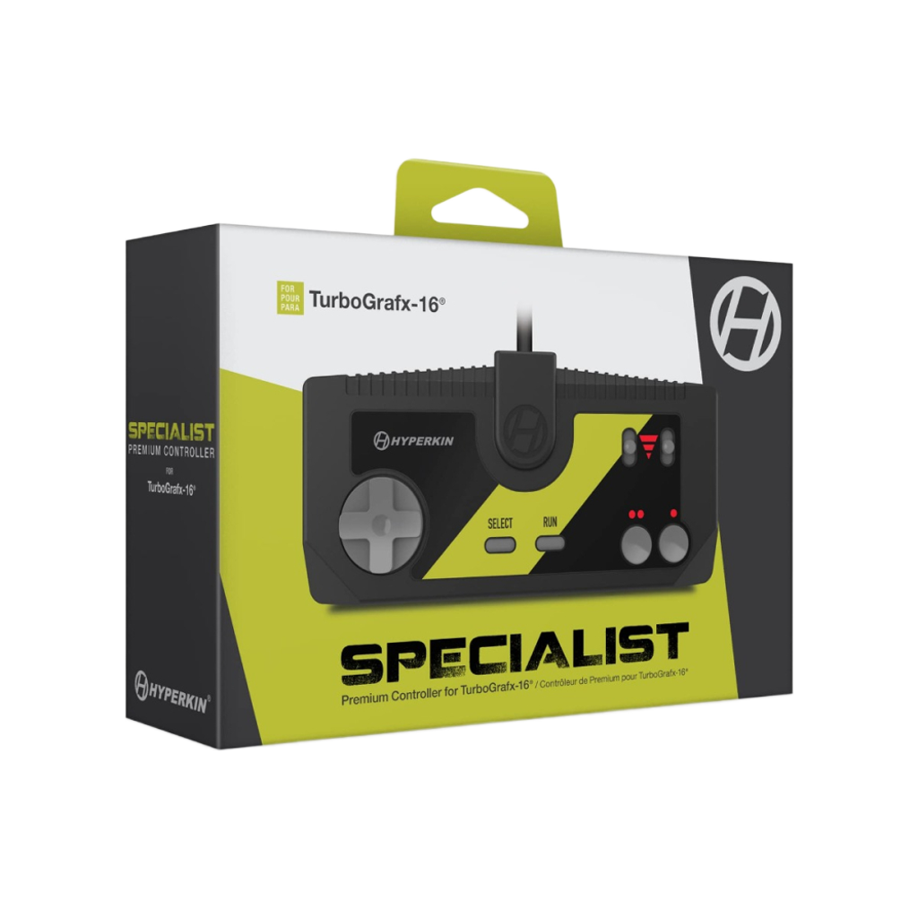 Hyperkin Specialist Premium Controller プレミアム有線コントローラー PCエンジン TurboGrafx-16対応 連射機能搭載 クラシックゲームコントローラー