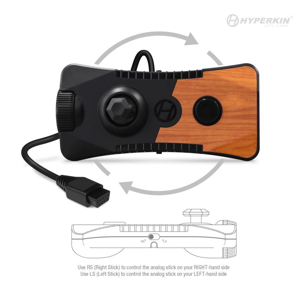 yperkin Ranger Premium Wired Gamepad プレミアム有線ゲームパッド Atari 2600 RetroN 77対応 パドルコントロール機能搭載 クラシックコントローラー