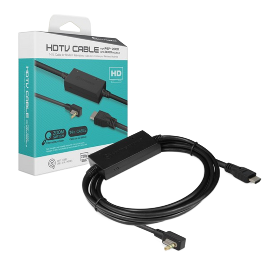 Hyperkin HDTV Cable PSP専用 HDMIコンバーターケーブル 720p出力 ズーム機能 アスペクト比切替搭載 PSP-2000 PSP-3000対応 ハイパーキン