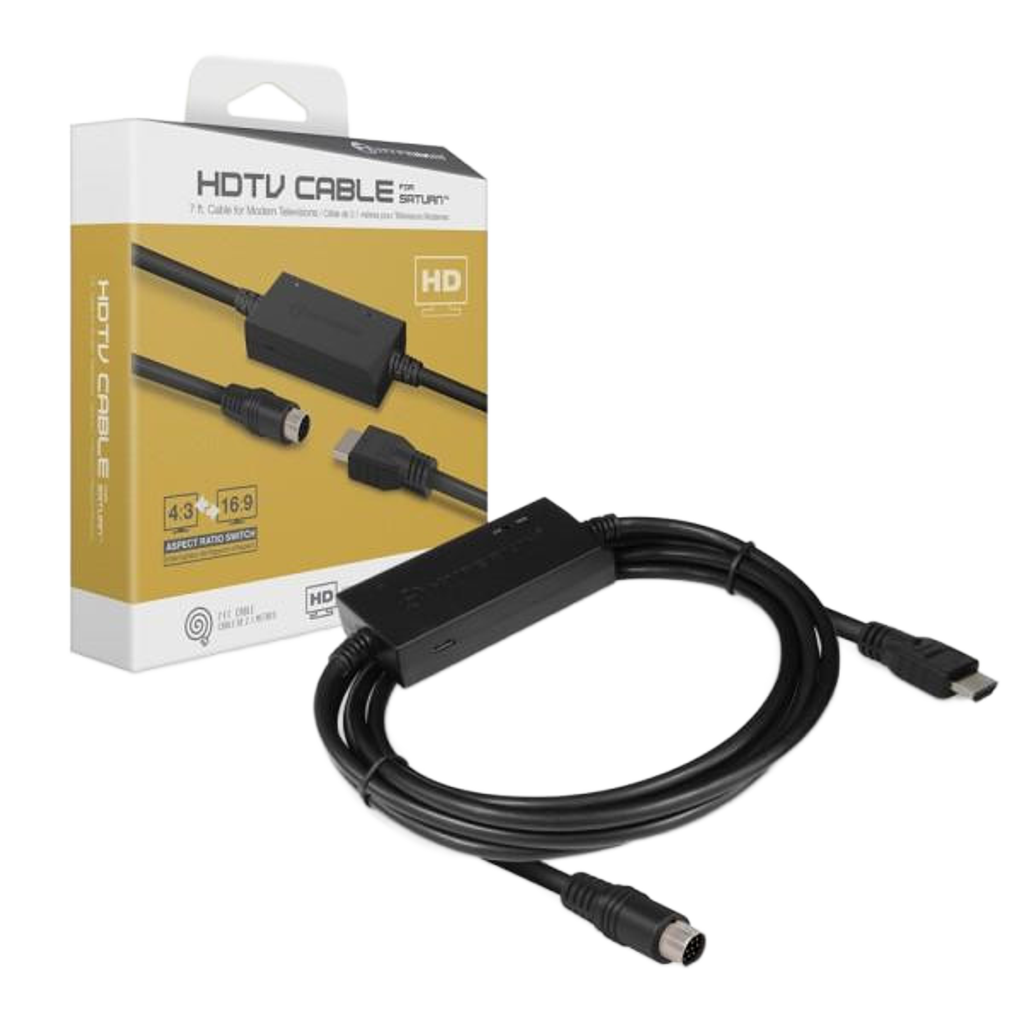 Hyperkin HDTV Cable セガサターン専用 HDMIコンバーターケーブル 720p出力 アスペクト比切替機能搭載 サターン対応 ハイパーキン