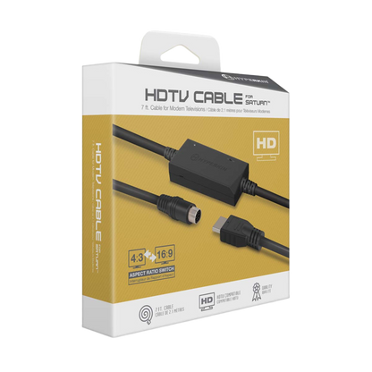 Hyperkin HDTV Cable セガサターン専用 HDMIコンバーターケーブル 720p出力 アスペクト比切替機能搭載 サターン対応 ハイパーキン