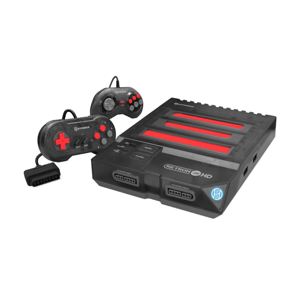 Hyperkin RetroN 3 HD 3-in-1 レトロゲーム互換機 HDMI対応 720p HD出力 スーパーファミコン メガドライブ 海外版ファミコン NES対応 実機コントローラー接続可能 全2色