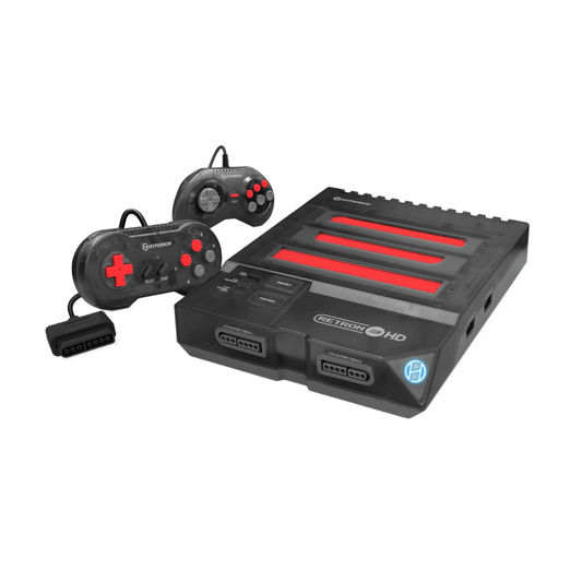 Hyperkin RetroN 3 HD 3-in-1 レトロゲーム互換機 HDMI対応 720p HD出力 スーパーファミコン メガドライブ 海外版ファミコン NES対応 実機コントローラー接続可能 全2色