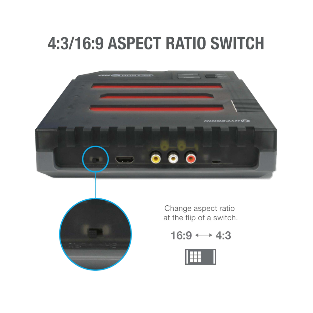 Hyperkin RetroN 3 HD 3-in-1 レトロゲーム互換機 HDMI対応 720p HD出力 スーパーファミコン メガドライブ 海外版ファミコン NES対応 実機コントローラー接続可能 全2色