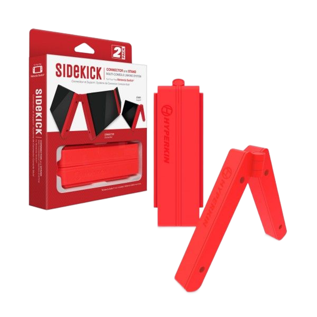 【SALE】Hyperkin SideKick Connector＆スタンド（2個セット）｜Switch®を連結＆縦置き対応、携帯＆テーブルモードに最適