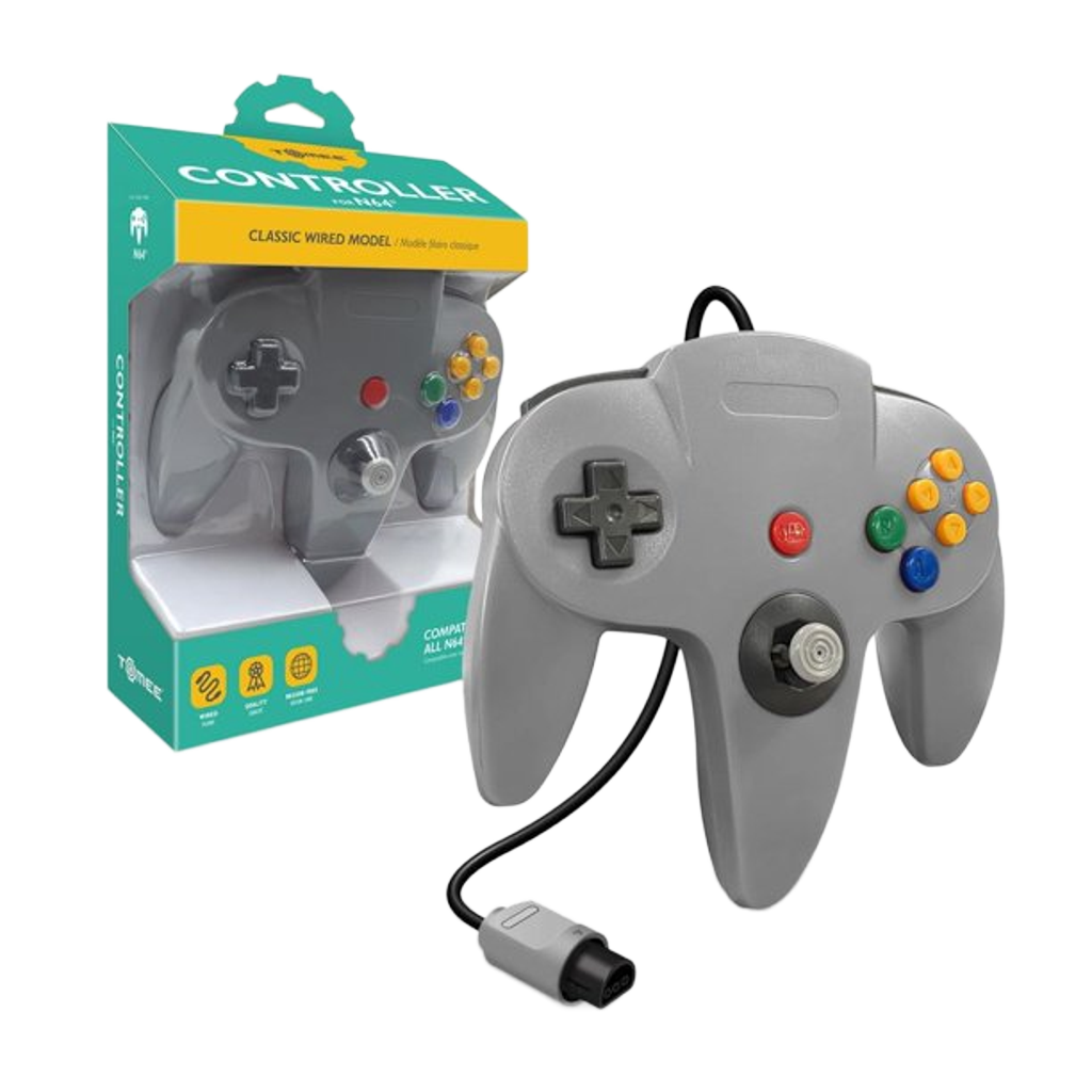 Hyperkin N64 Wired Controller プレミアム有線コントローラー ニンテンドー64実機対応 エルゴノミクス設計 メモリー拡張パック対応 全12色