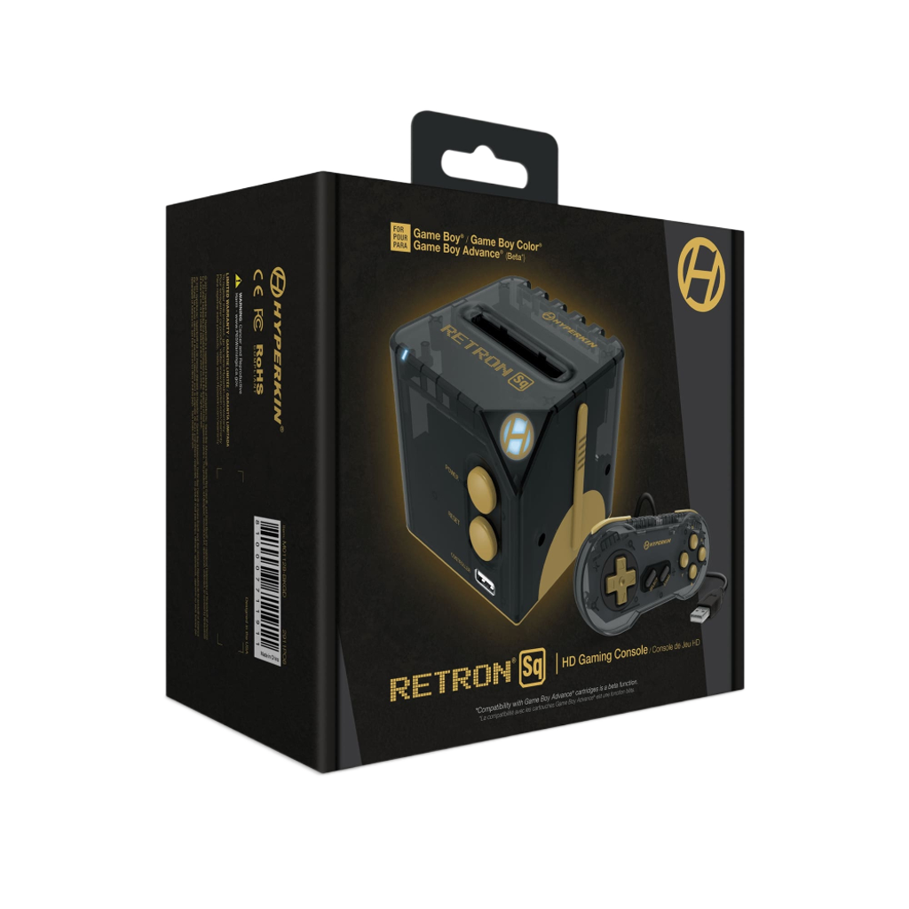 Hyperkin RetroN Sq HD Gaming Console ゲームボーイ GBC GBA 対応 720p HDMI据置型互換機 全2色 ハイパーキン【送料無料】