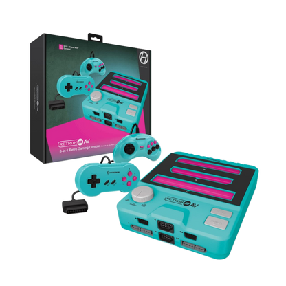 Hyperkin RetroN 3 AV 3-in-1 レトロゲーム互換機 AV端子出力 3大ハード対応 スーパーファミコン メガドライブ 海外版ファミコン NES対応 全2色