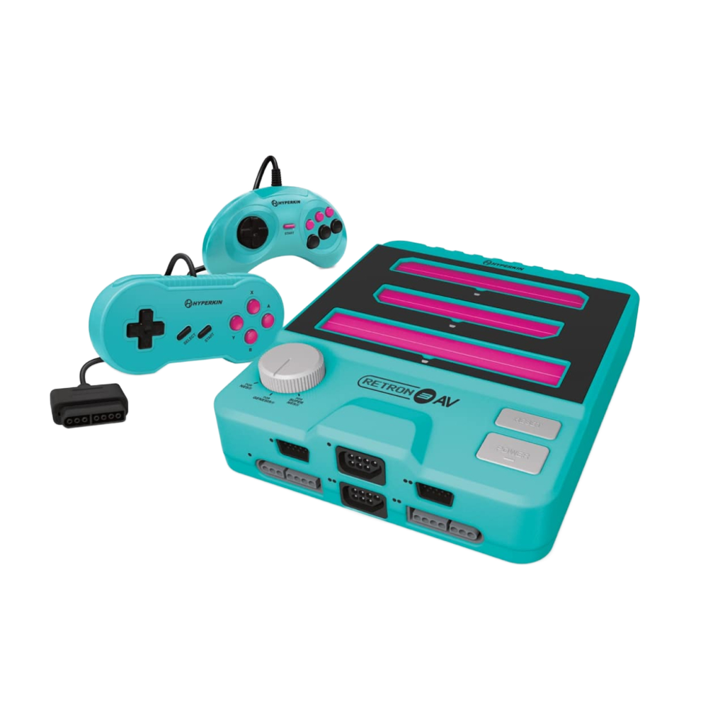 Hyperkin RetroN 3 AV 3-in-1 レトロゲーム互換機 AV端子出力 3大ハード対応 スーパーファミコン メガドライブ 海外版ファミコン NES対応 全2色
