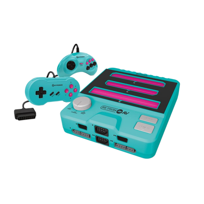 Hyperkin RetroN 3 AV 3-in-1 レトロゲーム互換機 AV端子出力 3大ハード対応 スーパーファミコン メガドライブ 海外版ファミコン NES対応 全2色