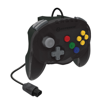 Hyperkin Fleet Admiral Premium Wired Controller N64専用 有線コントローラー 2ハンドルデザイン デュアルZボタン搭載 全4色 ハイパーキン