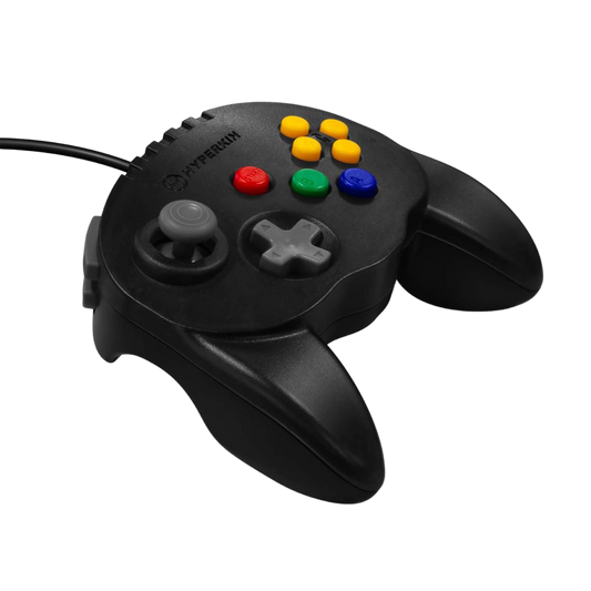 Hyperkin Fleet Admiral Premium Wired Controller N64専用 有線コントローラー 2ハンドルデザイン デュアルZボタン搭載 全4色 ハイパーキン