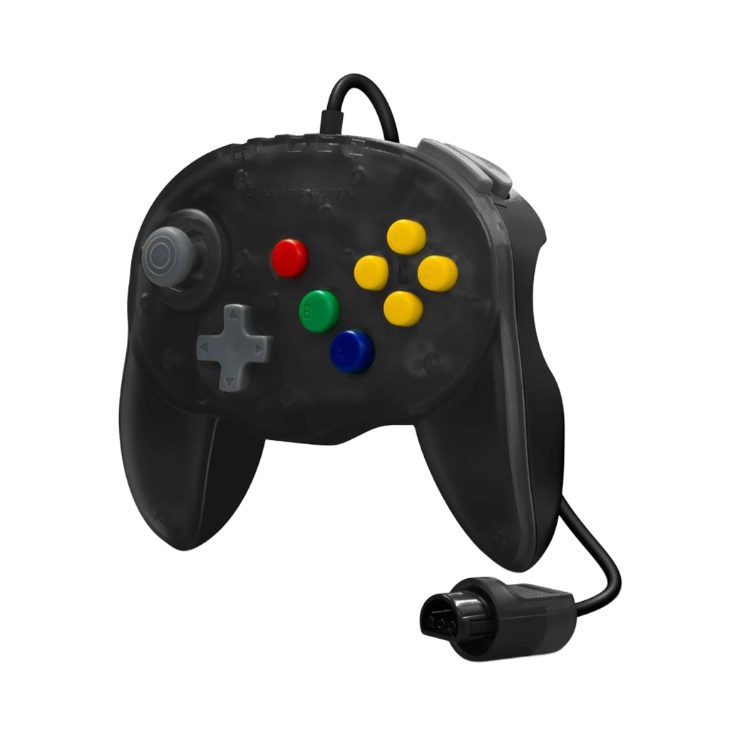 Hyperkin Fleet Admiral Premium Wired Controller N64専用 有線コントローラー 2ハンドルデザイン デュアルZボタン搭載 全4色 ハイパーキン