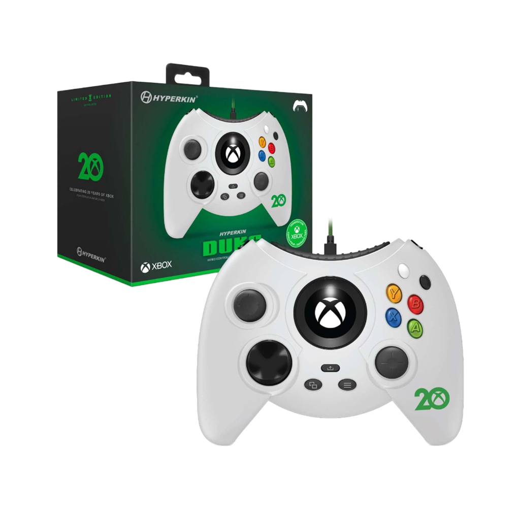 Hyperkin Duke コントローラー Xbox 20周年記念限定版 有線 起動アニメーション液晶搭載 20th Anniversary 全2色 ハイパーキン