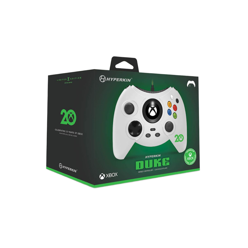 Hyperkin Duke コントローラー Xbox 20周年記念限定版 有線 起動アニメーション液晶搭載 20th Anniversary 全2色 ハイパーキン