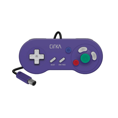 Cirka Digital Controller ゲームキューブ GBプレーヤー専用 デジタルコントローラー 十字キー主体 2Dゲーム最適化 有線 全2色