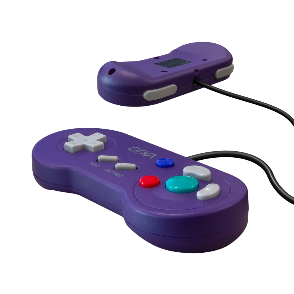 Cirka Digital Controller ゲームキューブ GBプレーヤー専用 デジタルコントローラー 十字キー主体 2Dゲーム最適化 有線 全2色